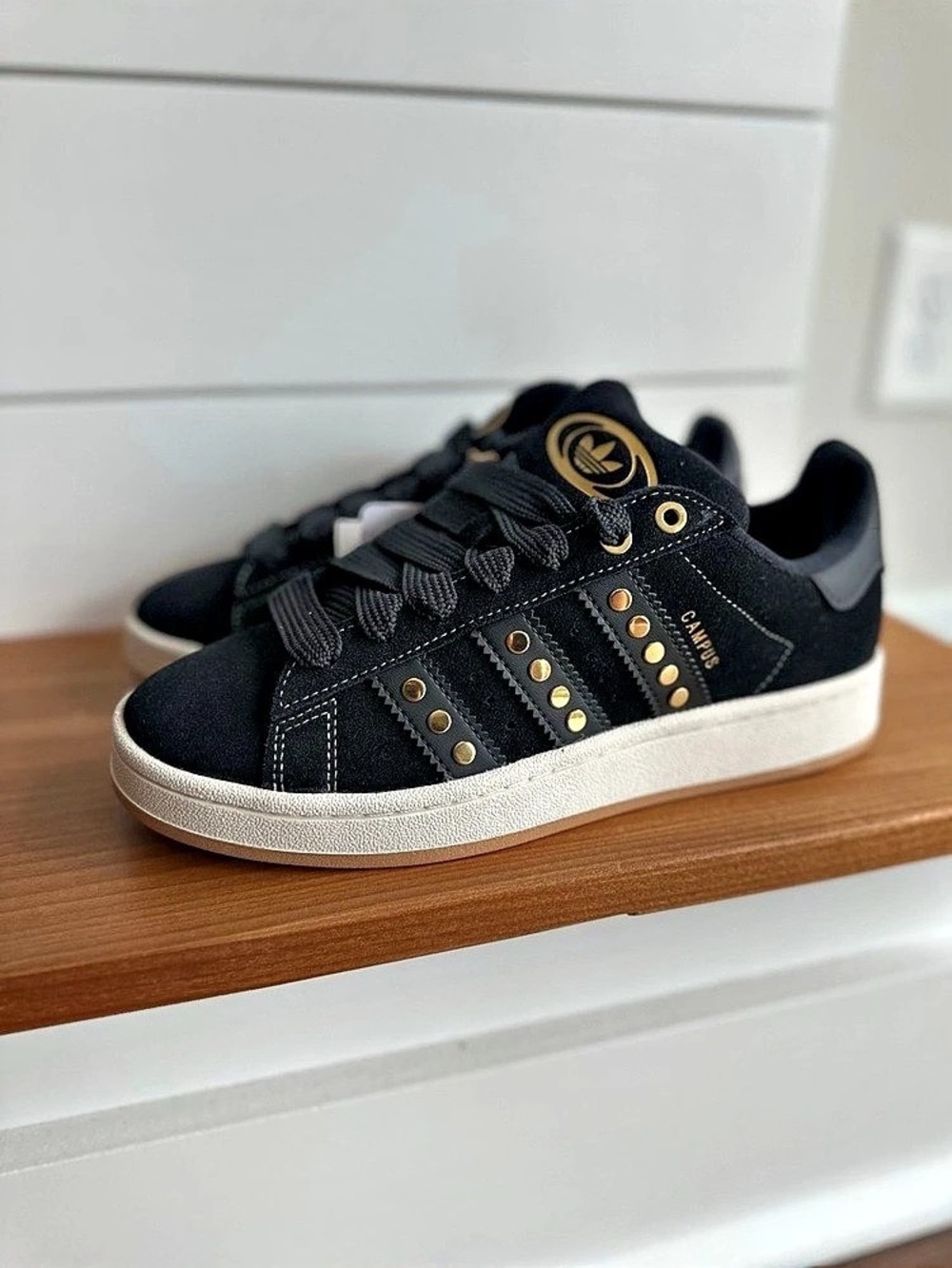 NWOB adidas Campus 00s Studded Black Gold JQ8334 Size 8.5